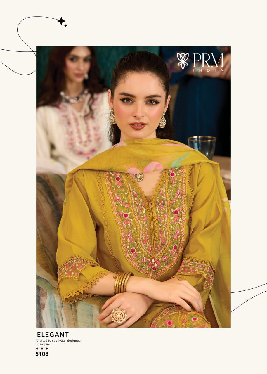 Amoro Prm India Roman Silk Readymade Pant Style Suits Wholesaler India