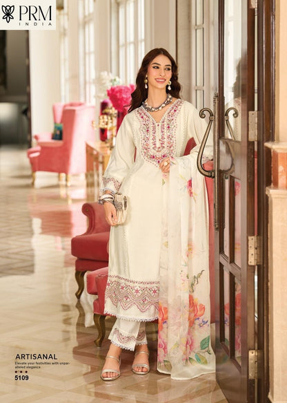 Amoro Prm India Roman Silk Readymade Pant Style Suits Wholesaler India