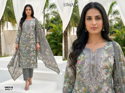 Amour 8002 Simar Masaba Silk Pant Style Suits Manufacturer Ahmedabad