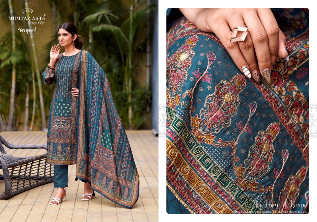 Amour Mumtaz Arts Viscose Modal Karachi Salwar Suits Manufacturer