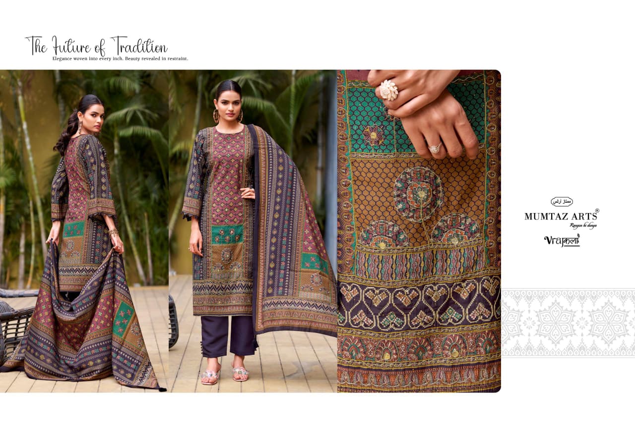 Amour Mumtaz Arts Viscose Modal Karachi Salwar Suits Manufacturer