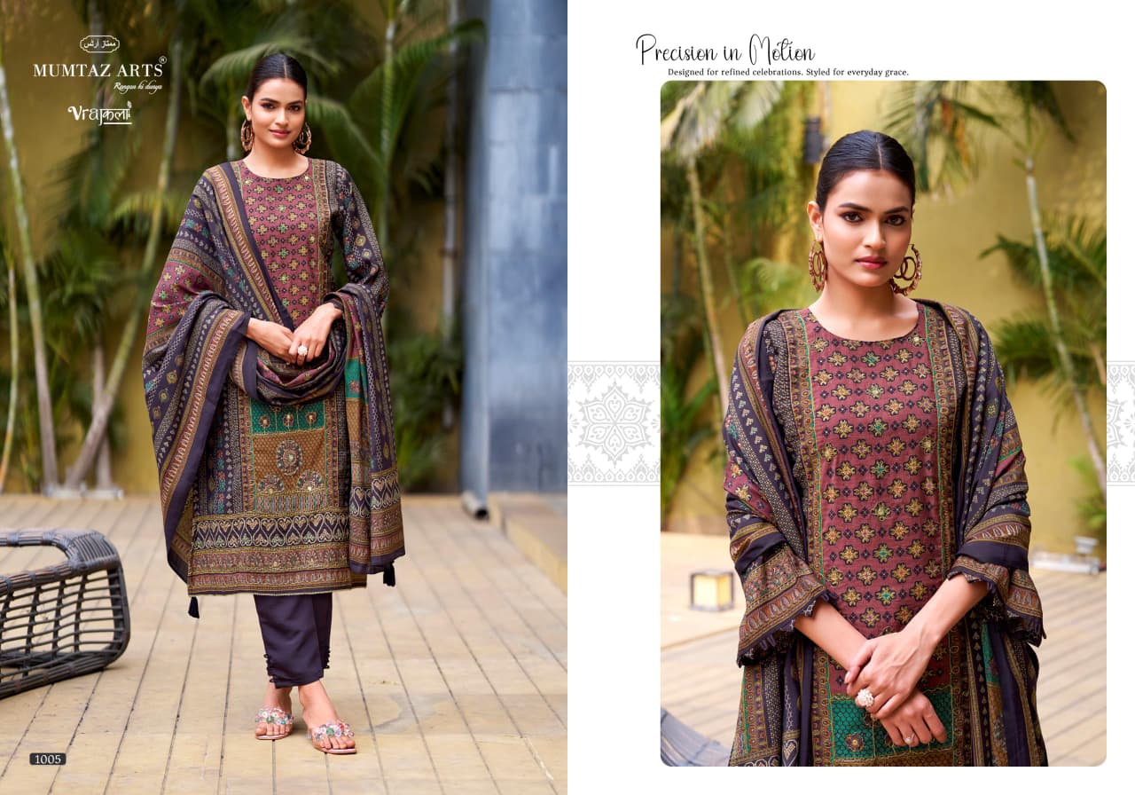 Amour Mumtaz Arts Viscose Modal Karachi Salwar Suits Manufacturer