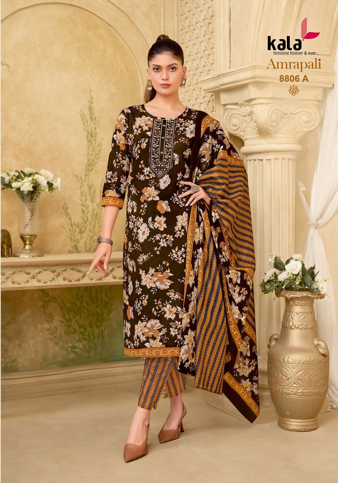 Amrapali Vol 2 Kala Readymade Cotton Pant Suits Manufacturer India