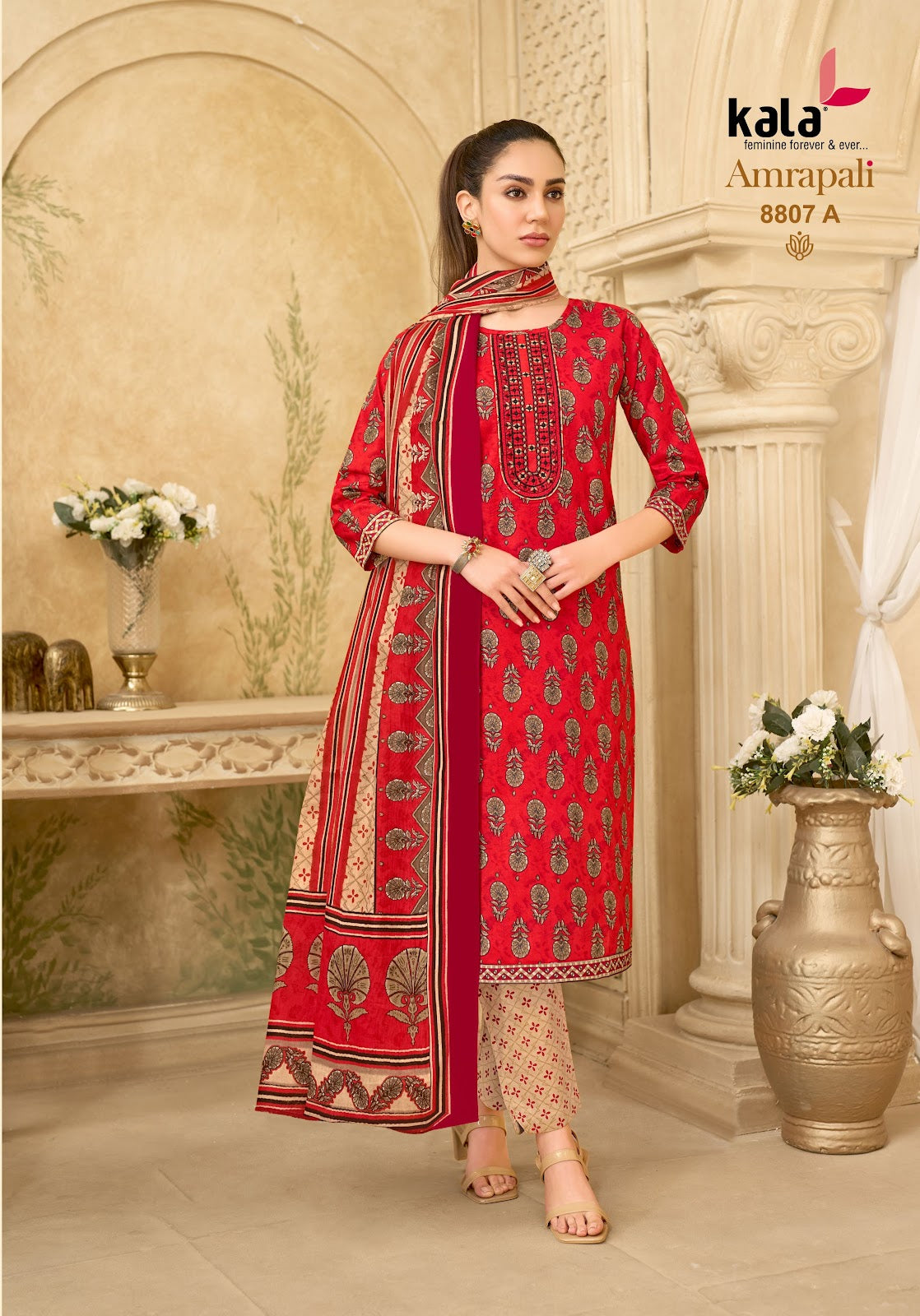 Amrapali Vol 2 Kala Readymade Cotton Pant Suits Manufacturer India