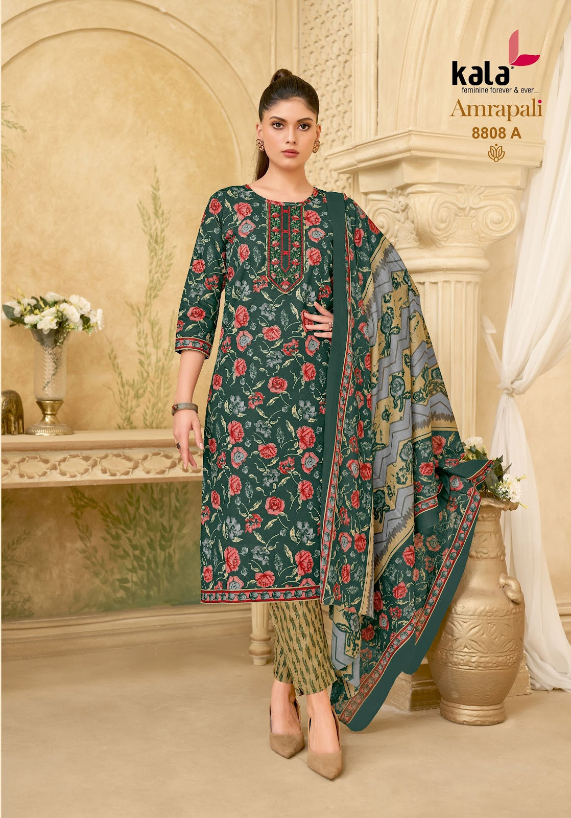 Amrapali Vol 2 Kala Readymade Cotton Pant Suits Manufacturer India