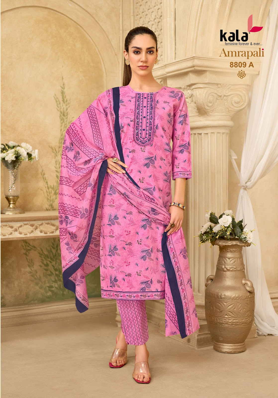 Amrapali Vol 2 Kala Readymade Cotton Pant Suits Manufacturer India