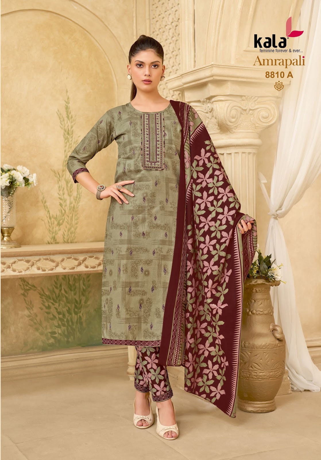 Amrapali Vol 2 Kala Readymade Cotton Pant Suits Manufacturer India