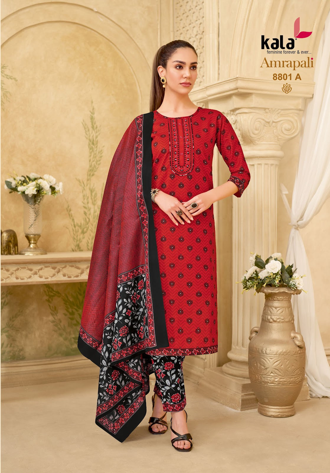 Amrapali Vol 2 Kala Readymade Cotton Pant Suits Manufacturer India