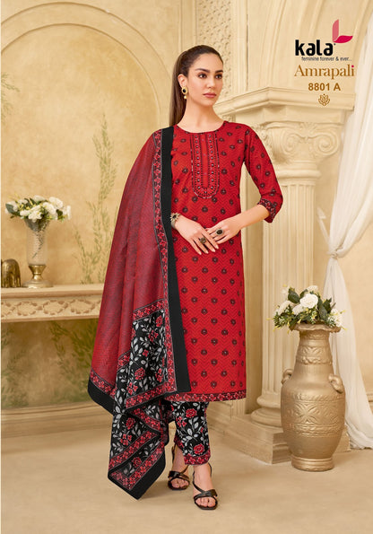 Amrapali Vol 2 Kala Readymade Cotton Pant Suits Manufacturer India