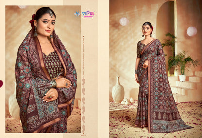 Amrapali Vol 4 Vipul Sarees Exporter Gujarat