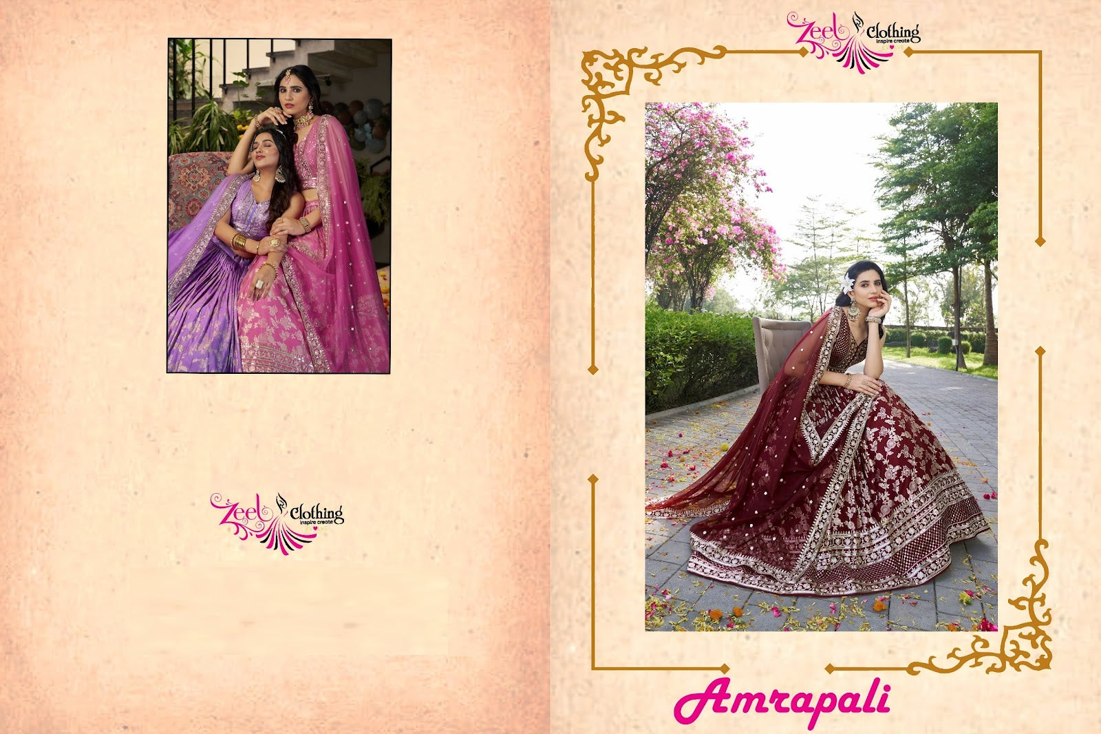 Amrapali Zeel Dola Silk Lehenga Choli Manufacturer India
