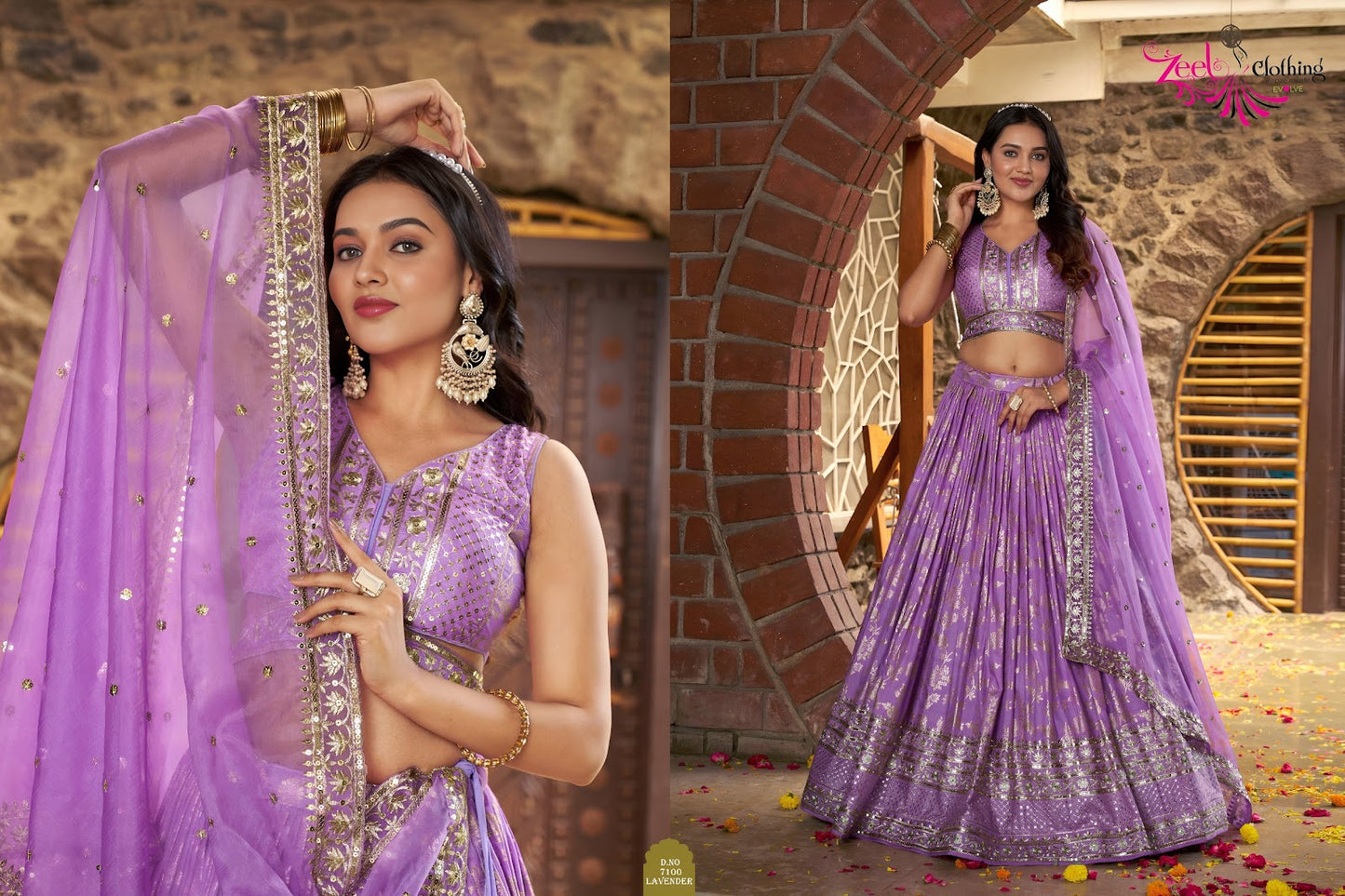 Amrapali Zeel Dola Silk Lehenga Choli Manufacturer India