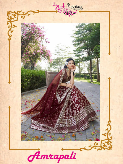 Amrapali Zeel Dola Silk Lehenga Choli Manufacturer India