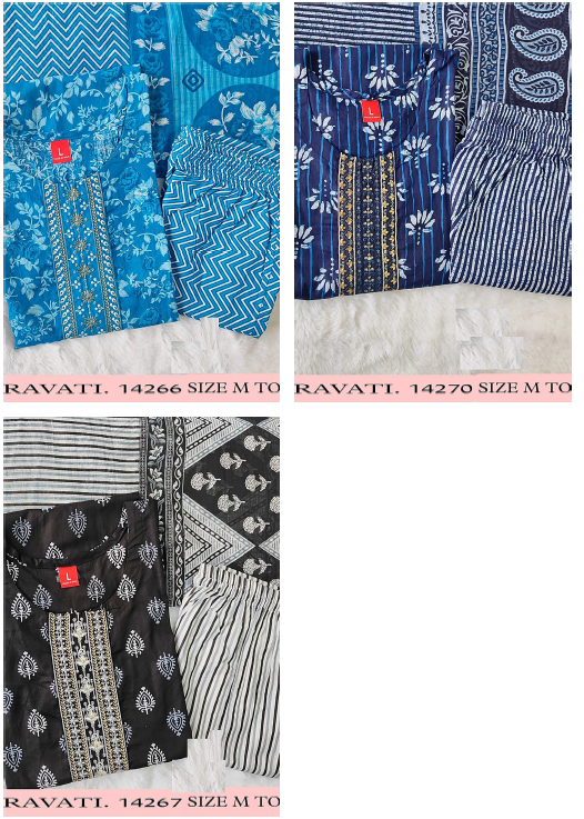 Amravati Jnx Jaipuri Readymade Cotton Pant Suits Supplier India