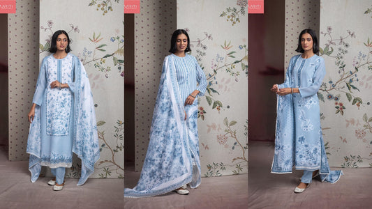 Amrin Naariti Linen Pant Style Suits Wholesale Price