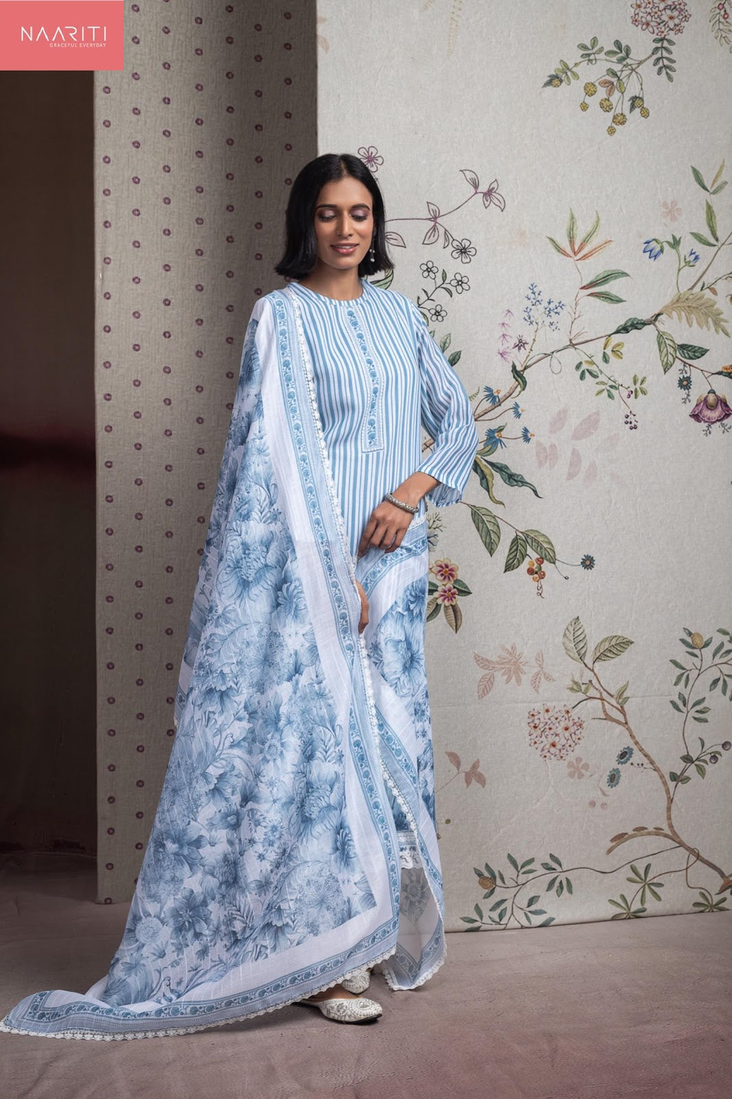 Amrin Naariti Linen Pant Style Suits Wholesale Price