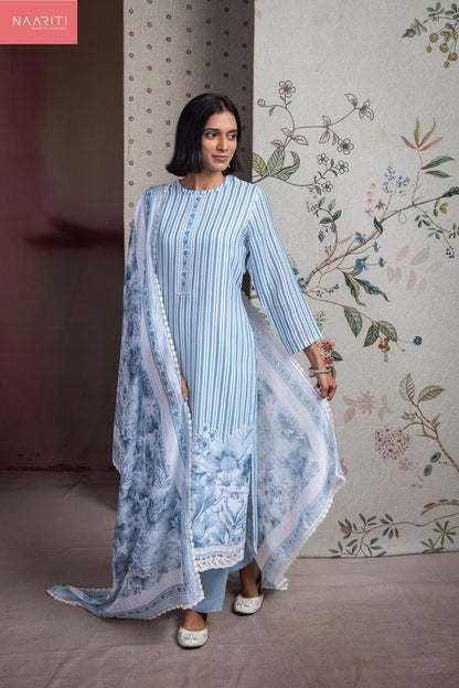 Amrin Naariti Linen Pant Style Suits Wholesale Price