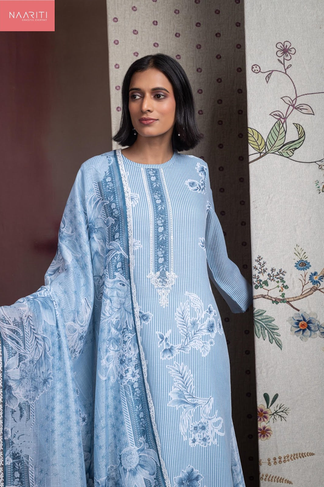 Amrin Naariti Linen Pant Style Suits Wholesale Price