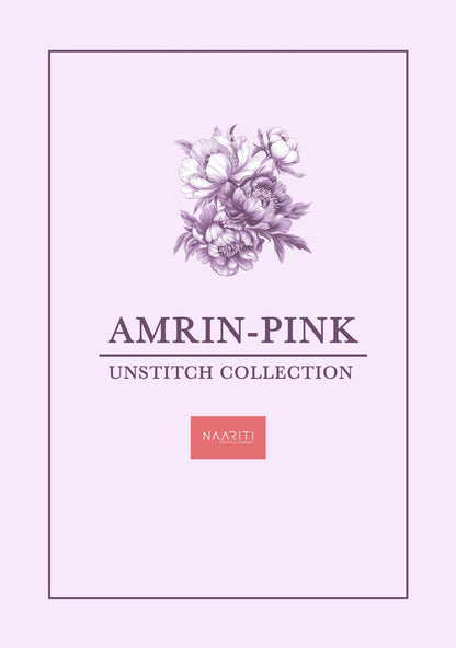 Amrin Pink Naariti Linen Pant Style Suits Wholesale Rate