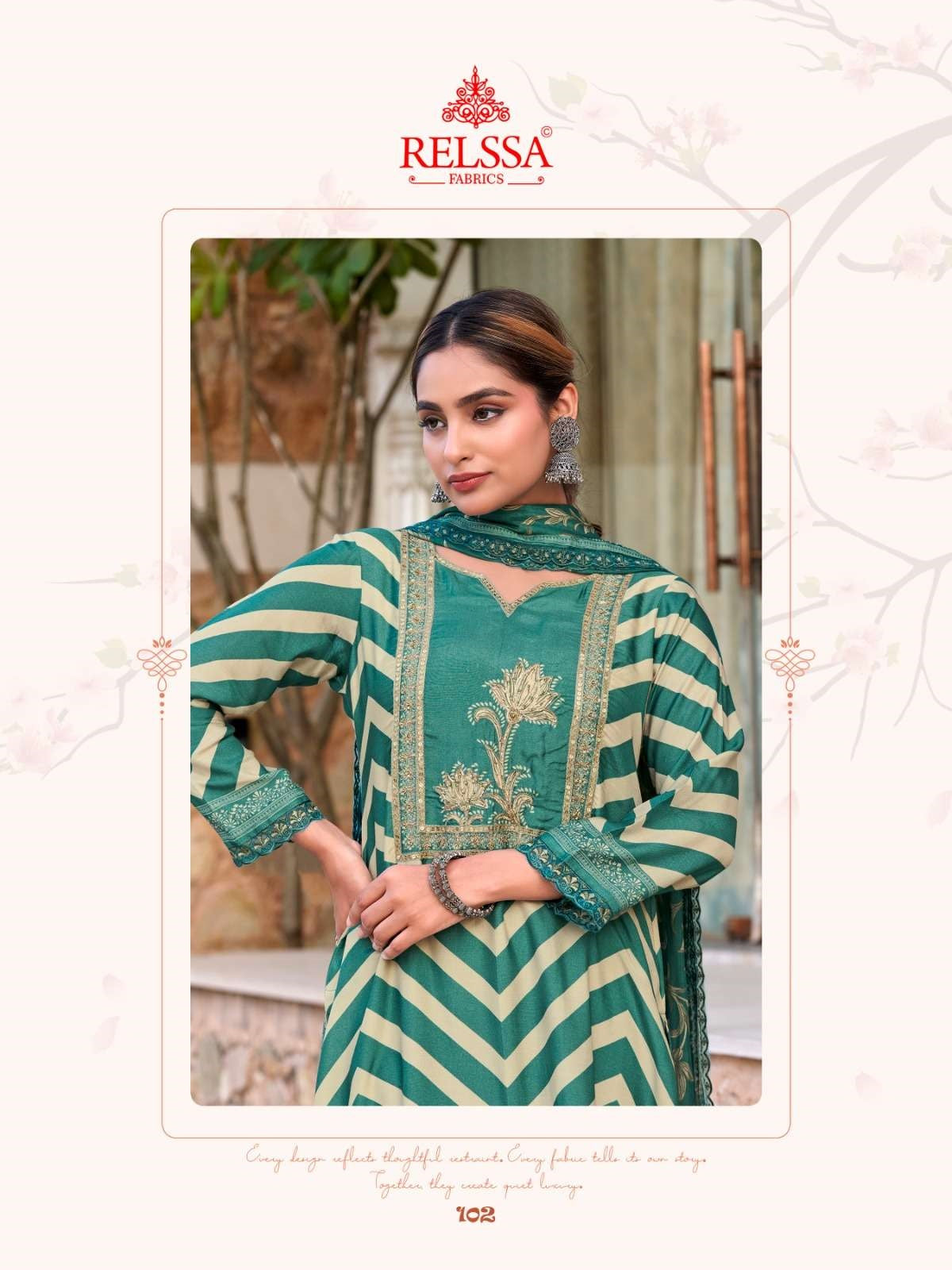 Amrin Relssa Fabrics Pure Maslin Pant Style Suits Manufacturer