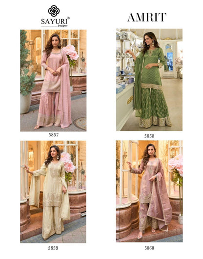 Amrit Sayuri Pure Viscose Readymade Suits Wholesale