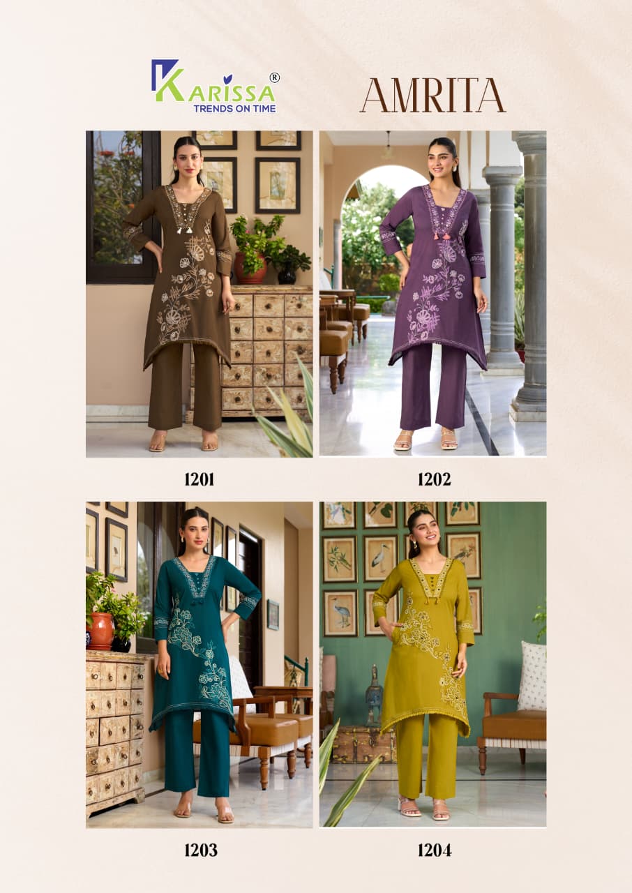 Amrita Karissa Bombay Co Ord Set Wholesaler Gujarat