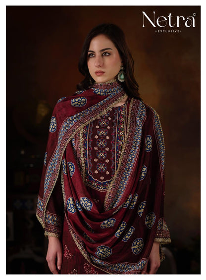 Amrita Netra Bemberg Muslin Pant Style Suits Supplier Ahmedabad