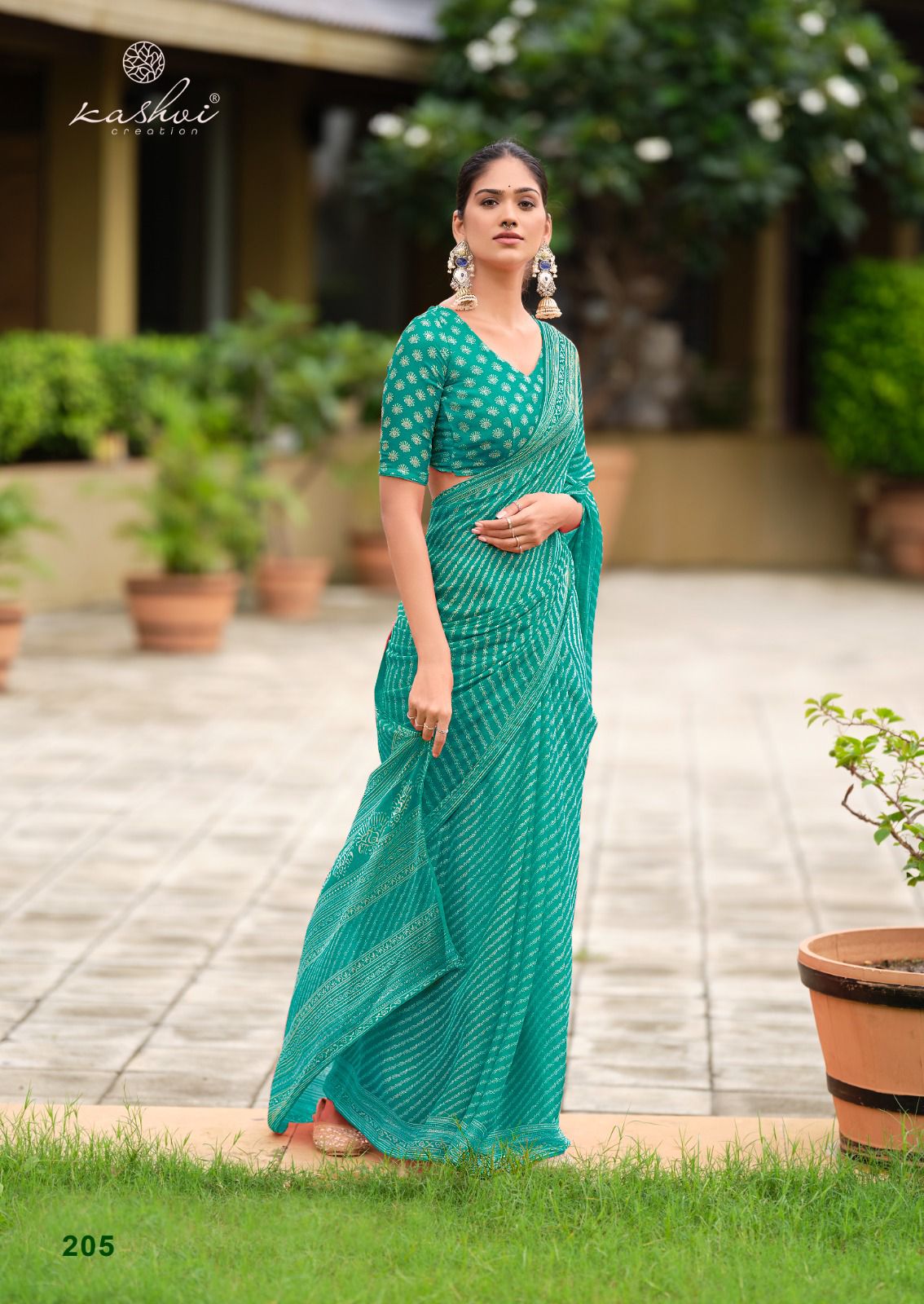 Amrita Vol 2 Kashvi Creation Dull Moss Sarees Wholesale Rate