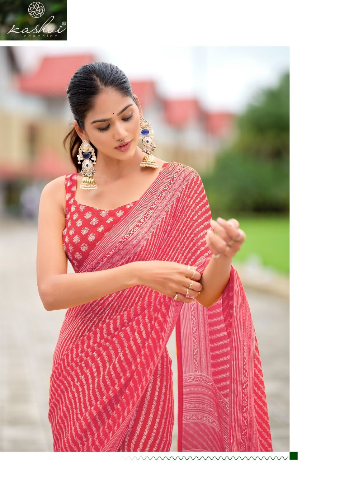 Amrita Vol 2 Kashvi Creation Dull Moss Sarees Wholesale Rate