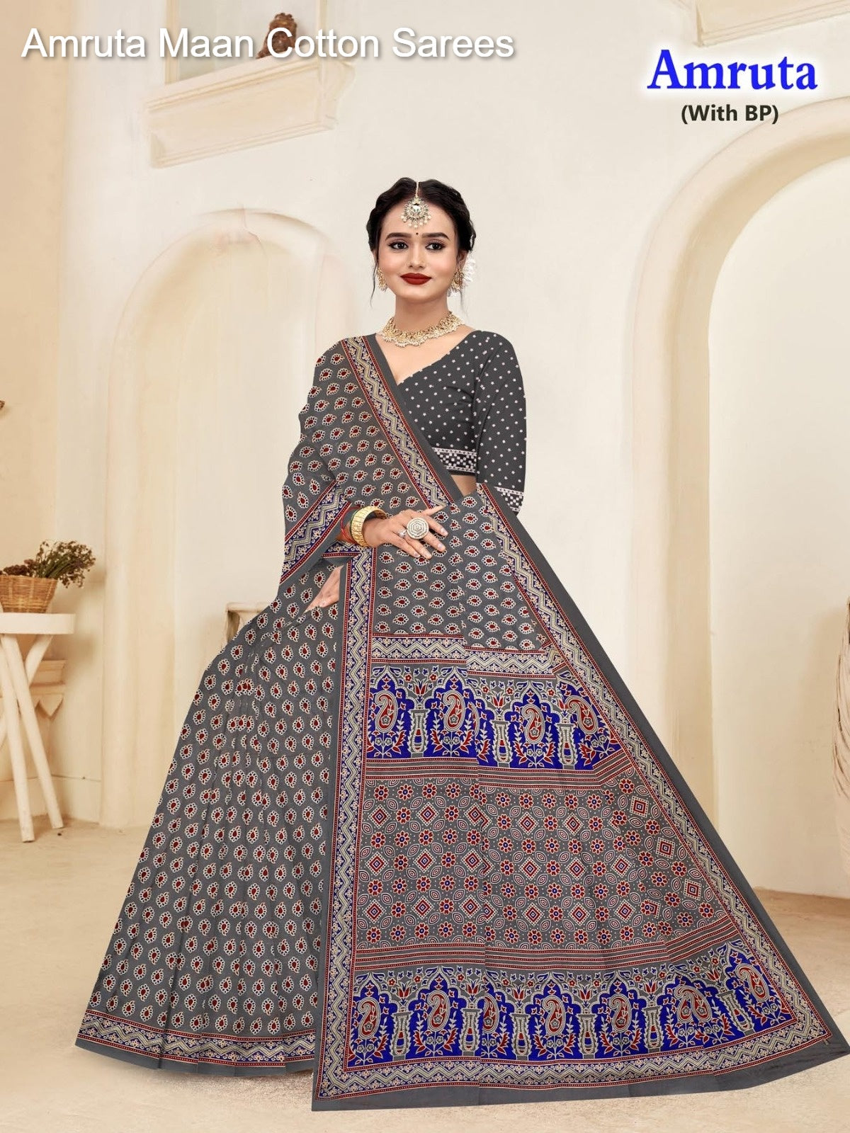 Amruta Maan Cotton Sarees Exporter India