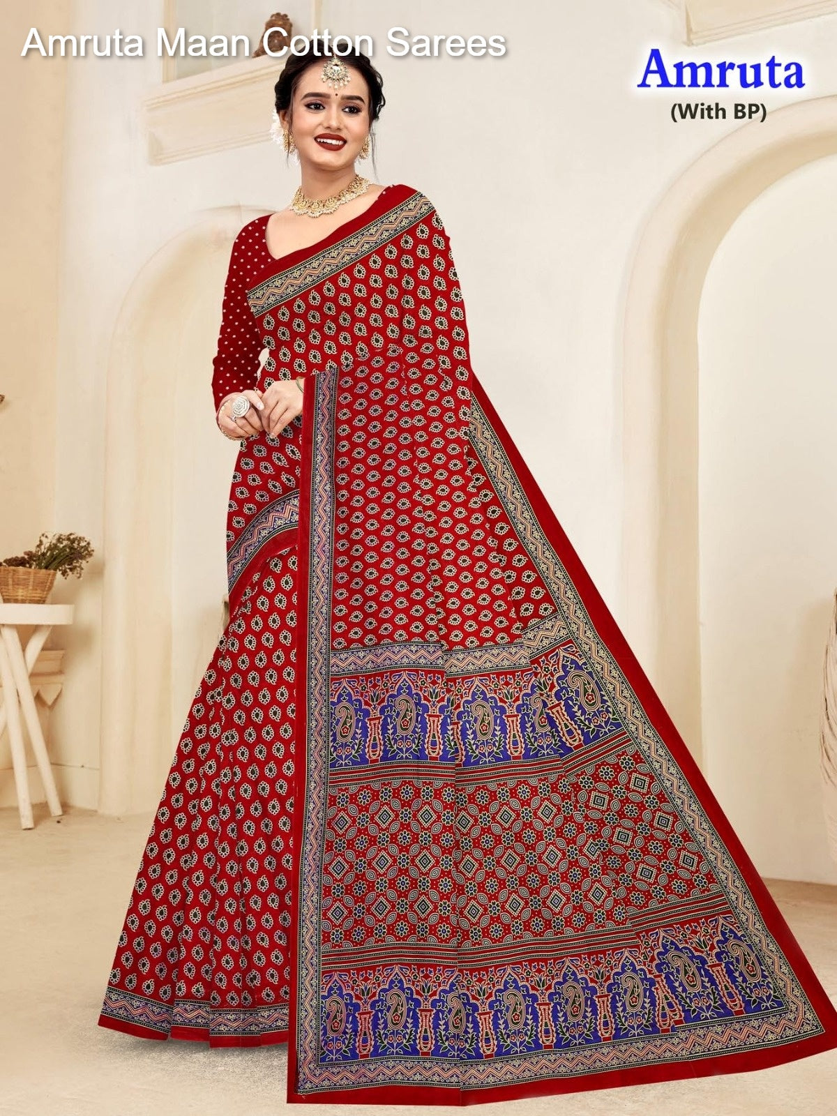 Amruta Maan Cotton Sarees Exporter India