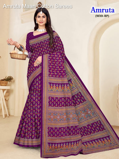 Amruta Maan Cotton Sarees Exporter India
