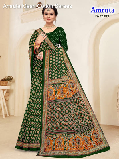 Amruta Maan Cotton Sarees Exporter India
