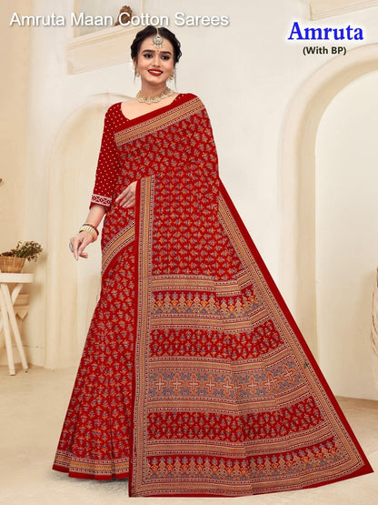 Amruta Maan Cotton Sarees Exporter India