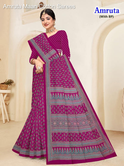 Amruta Maan Cotton Sarees Exporter India