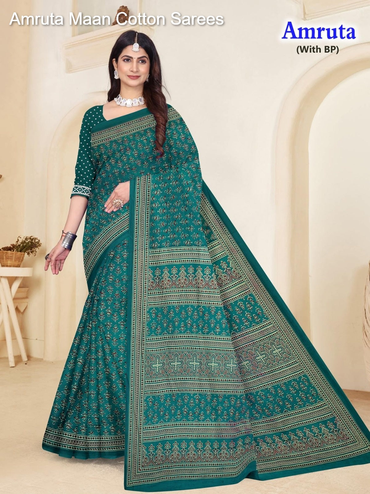 Amruta Maan Cotton Sarees Exporter India