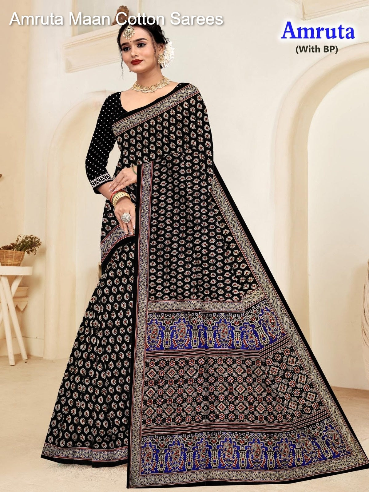 Amruta Maan Cotton Sarees Exporter India
