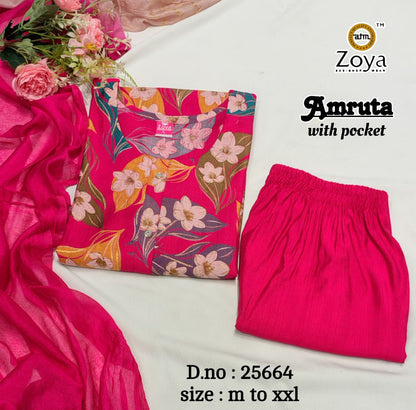 Amruta Zoya Vertican Readymade Pant Style Suits Wholesale Price