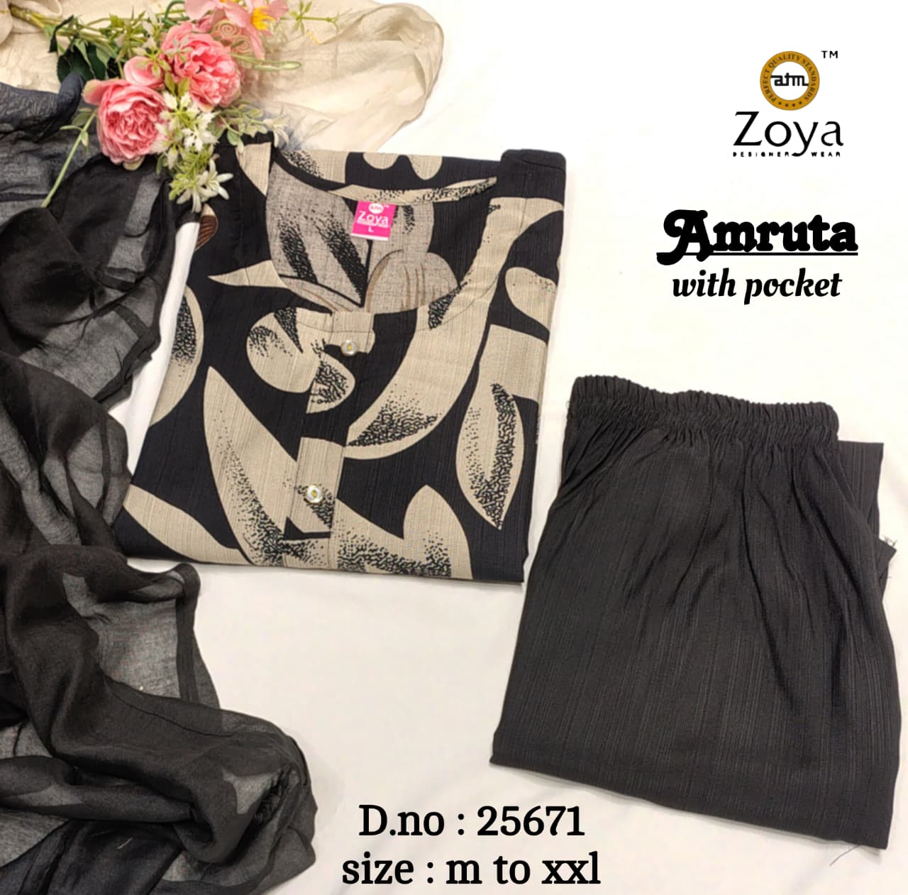 Amruta Zoya Vertican Readymade Pant Style Suits Wholesale Price