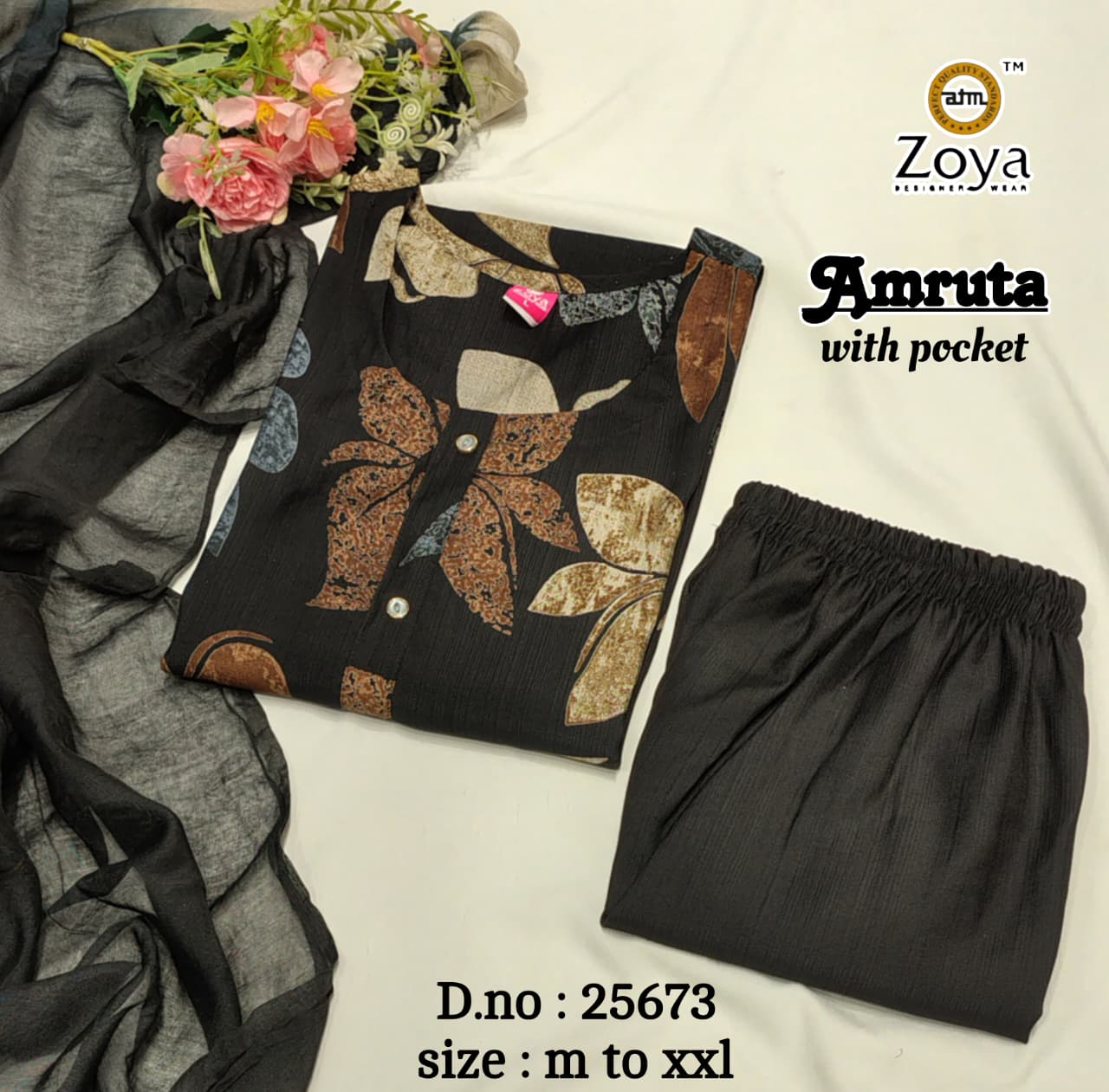 Amruta Zoya Vertican Readymade Pant Style Suits Wholesale Price