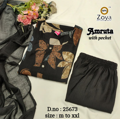 Amruta Zoya Vertican Readymade Pant Style Suits Wholesale Price