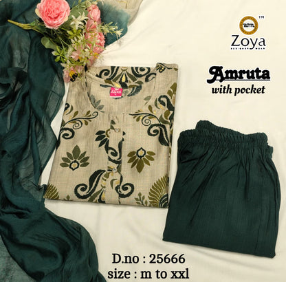 Amruta Zoya Vertican Readymade Pant Style Suits Wholesale Price