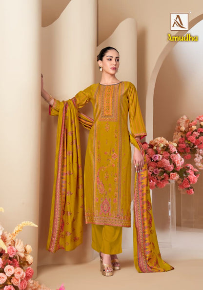 Amudha Alok Mudaal Karachi Salwar Suits Manufacturer Gujarat