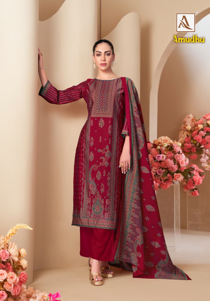 Amudha Alok Mudaal Karachi Salwar Suits Manufacturer Gujarat