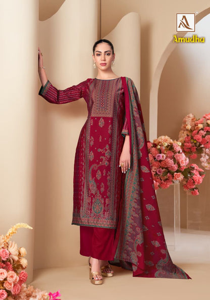 Amudha Alok Mudaal Karachi Salwar Suits Manufacturer Gujarat