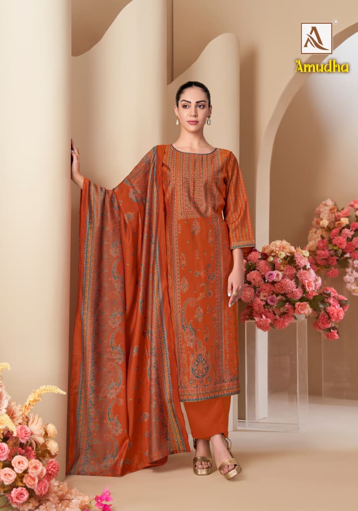 Amudha Alok Mudaal Karachi Salwar Suits Manufacturer Gujarat