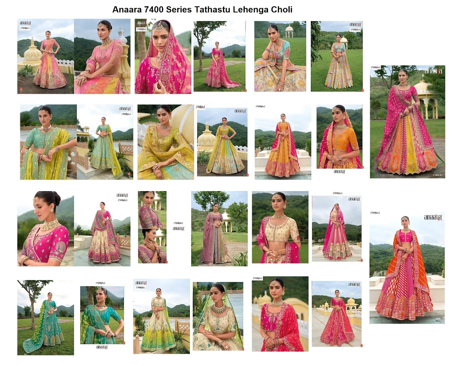 Anaara 7400 Series Tathastu Lehenga Choli Supplier Gujarat