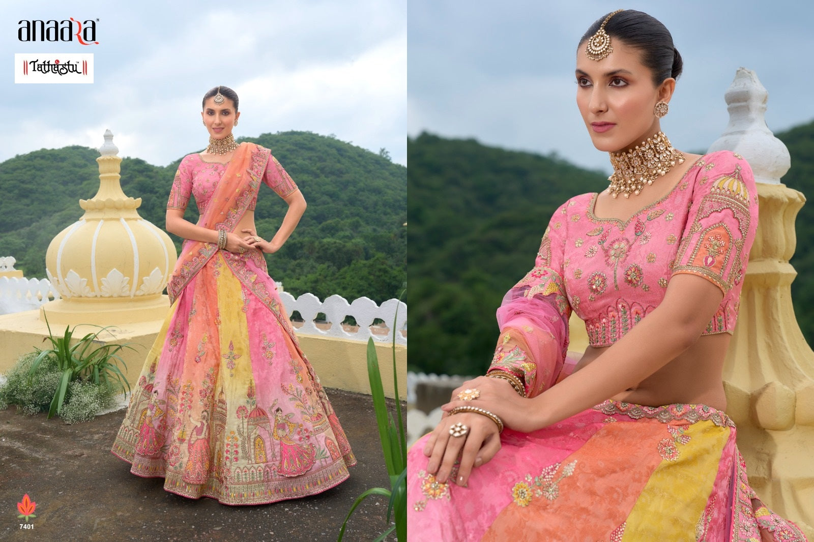Anaara 7400 Series Tathastu Lehenga Choli Supplier Gujarat