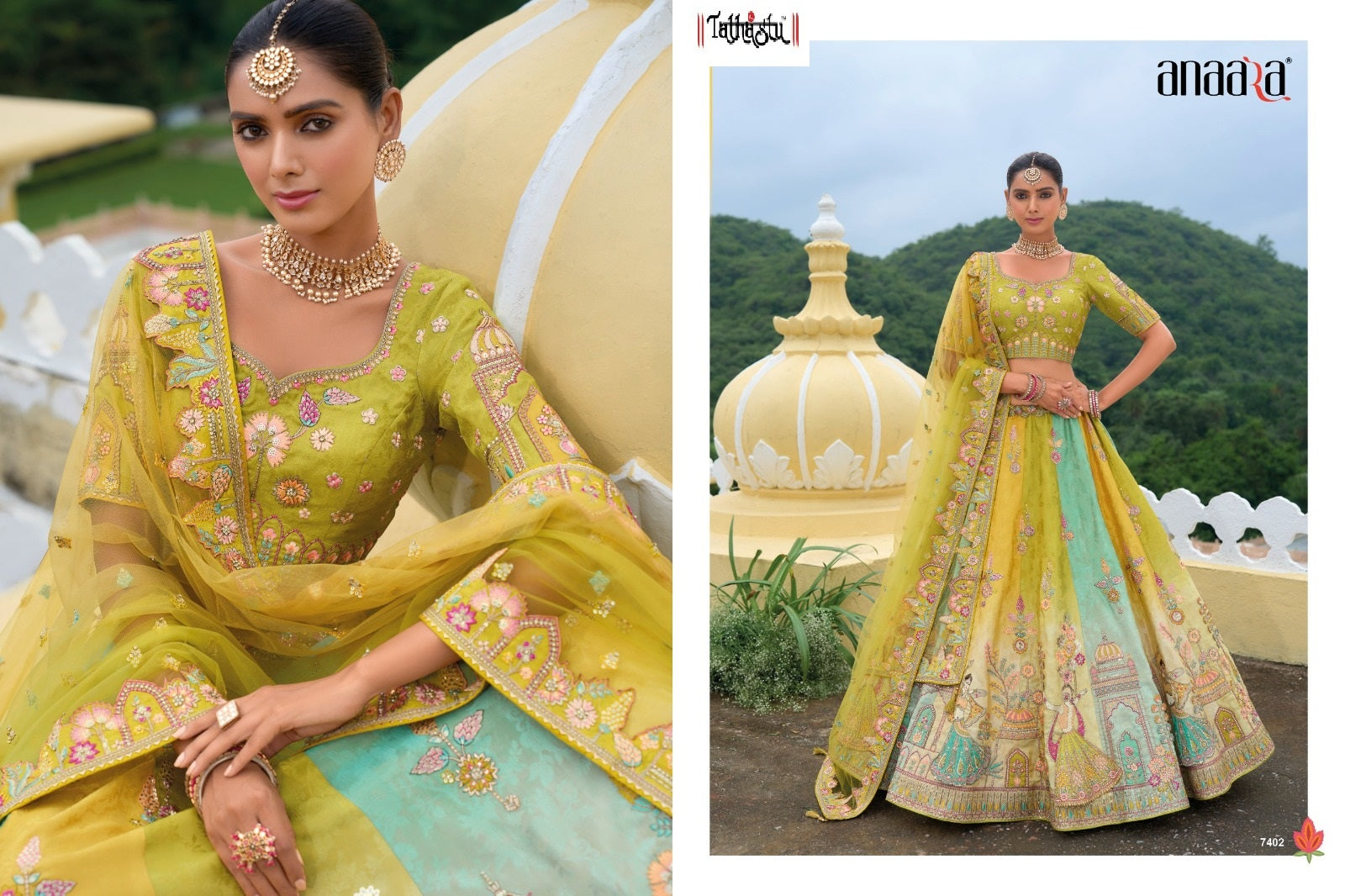 Anaara 7400 Series Tathastu Lehenga Choli Supplier Gujarat