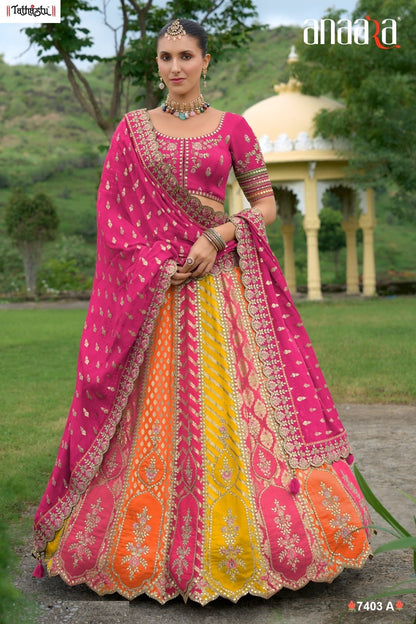 Anaara 7400 Series Tathastu Lehenga Choli Supplier Gujarat